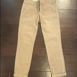 Khaki Pilcro and the Letterpress Hyphen Chino Pants